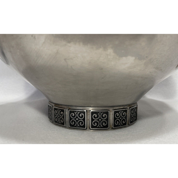 Vtg Mid Century Rogers Insilco Fashion Stainless Salad Serving Bowl 11" Large - Picture 2 of 14
